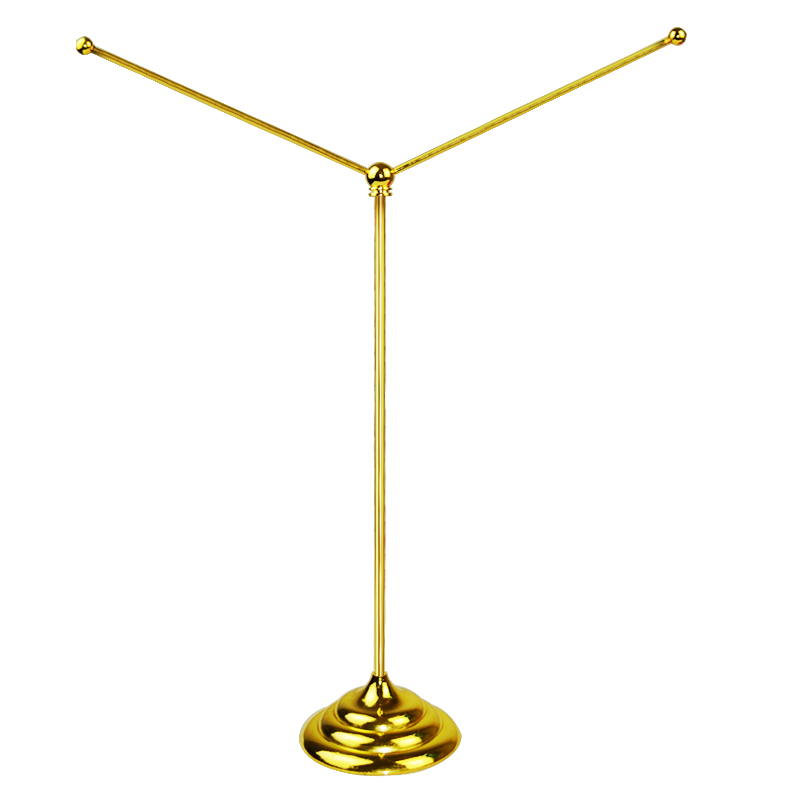 热销办公室桌旗摆件金色Y型旗杆会旗谈判旗座旗架签约旗金属桌旗