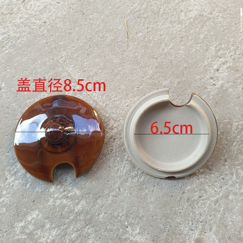热销老式陶瓷耐高温油盐罐家用复古厨房调味罐手提烧烤调料罐盖子