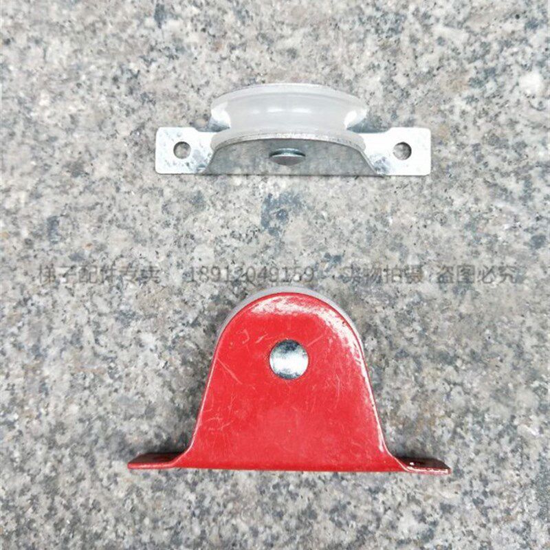 热销单双人字升降梯/铝合金伸缩拉绳工程梯子配件滑轮 转轮回旋大