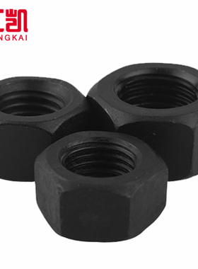 热销12.9级高强度六角螺母国标碳钢特大螺丝帽 M6M8M12MM34M42M45