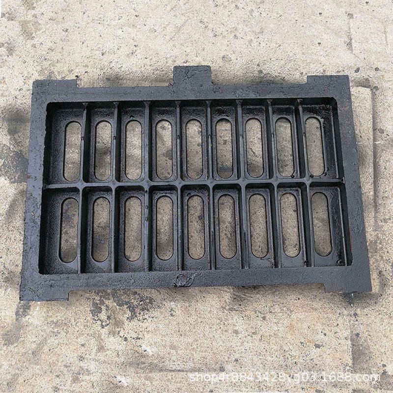 热销供应墨铸铁井盖雨水箅子套300*500雨水口路边箅子排水沟盖板