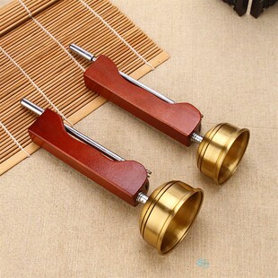 热销佛具纯铜引磬铜罄伸缩引庆庙里法器佛堂打乐器用品木鱼铃包邮
