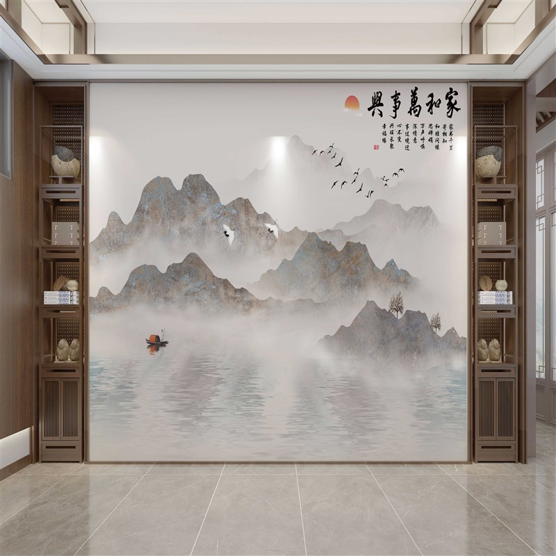 热销墙纸定制大气3d立体现代简约电视背景墙壁纸客厅壁布卧室墙布
