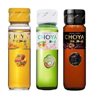 choya俏雅梅酒原味820ml+蜂蜜750ml+黑糖750ml青梅果酒梅子酒3瓶