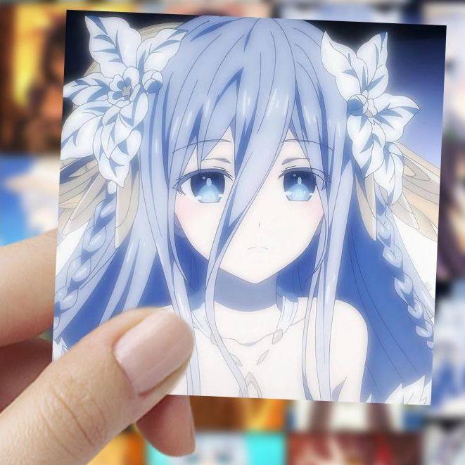 118张约会大作战贴纸高颜值少女动漫人物周边diy笔记本手机壳贴画