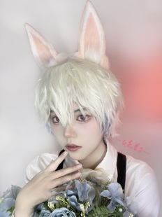 猫猫手作～ 兔耳发箍日系仿真兽耳Lolita发饰 瑞本兔小物兔耳朵KC