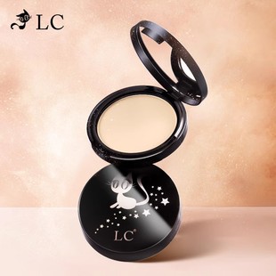 【介意慎拍】LC轻薄透亮柔雾粉饼定妆粉控油持久防水防汗遮瑕蜜粉