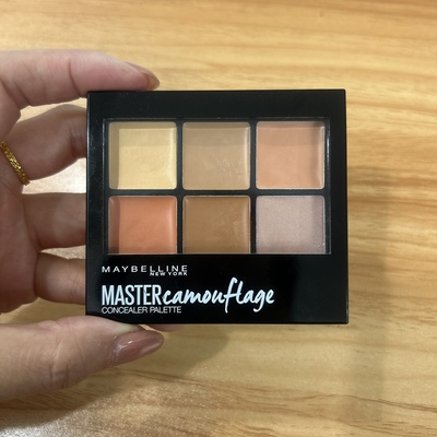 美宝莲maybelline底妆大师伪装遮瑕盘5.5g 六色 全新无盒