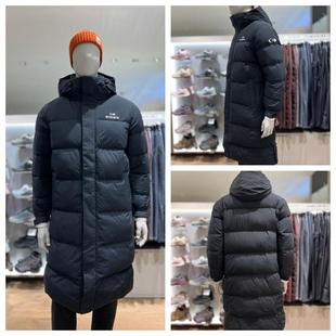 Eider 韩国代购直邮25春男女同款DUW25594连帽鸭绒中长款羽绒服