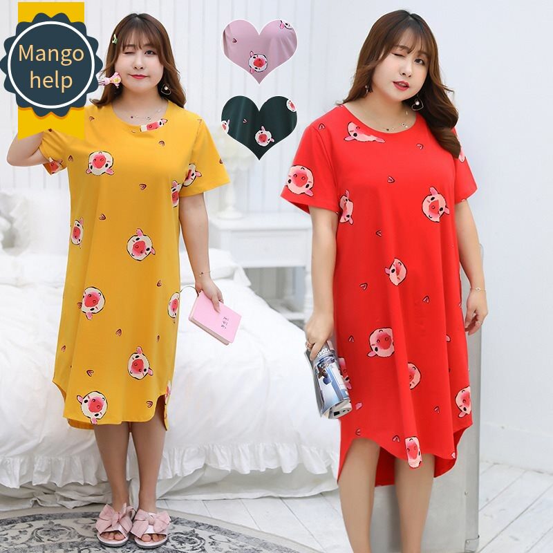 2019 large size ladies summer pajamas in the pig print dres|ruв категории Женская одежда, женской одежды - от Buy2taobao.com для оказания профессиональной услуги покупки агента Taobao