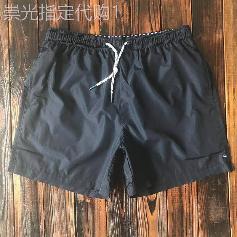 代购泳裤男沙滩裤三分速干短裤有内衬 大尺码休闲裤宽松温泉游泳