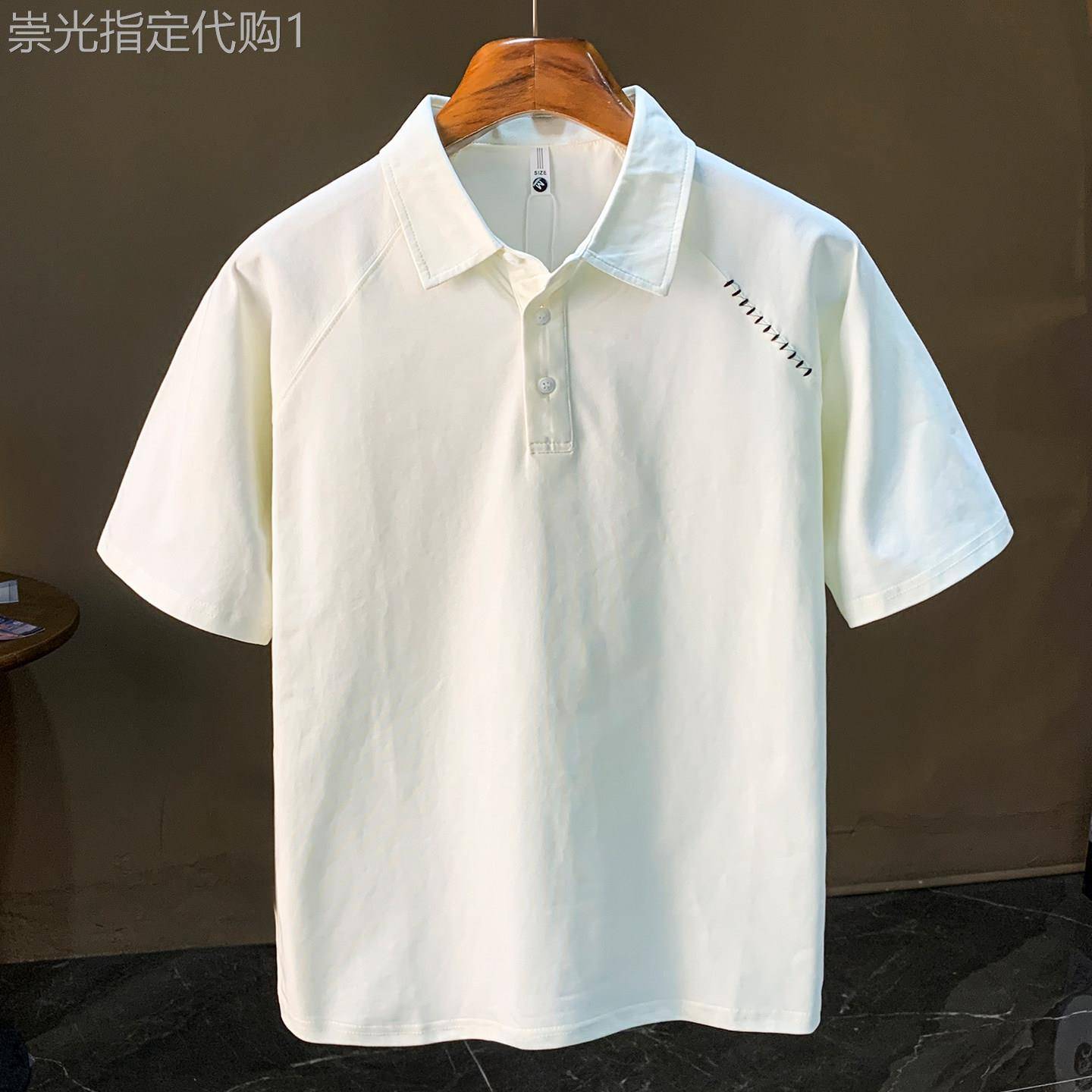 短袖polo衫男2026夏季潮牌新款中袖男士翻领T恤男款衬衫半袖衬衣