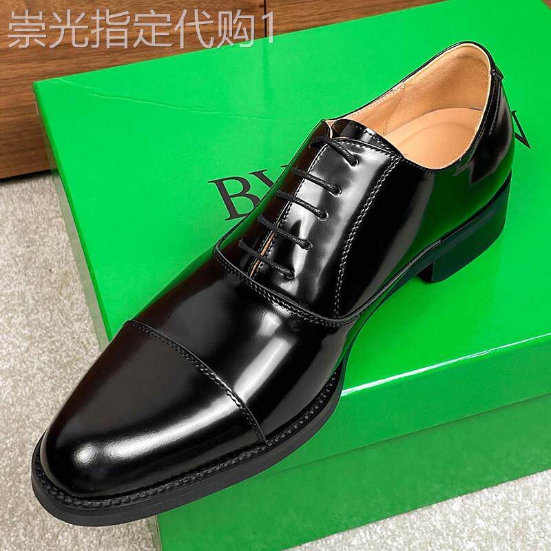 鞋子男鞋夏季透气2026新款商务正装休闲尖头皮鞋男款三接头结婚鞋
