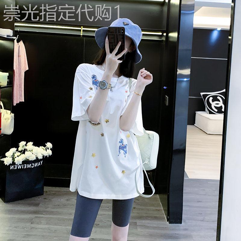 白色短袖女t恤夏季2026新款今年流行的超好看独特漂亮半袖上衣