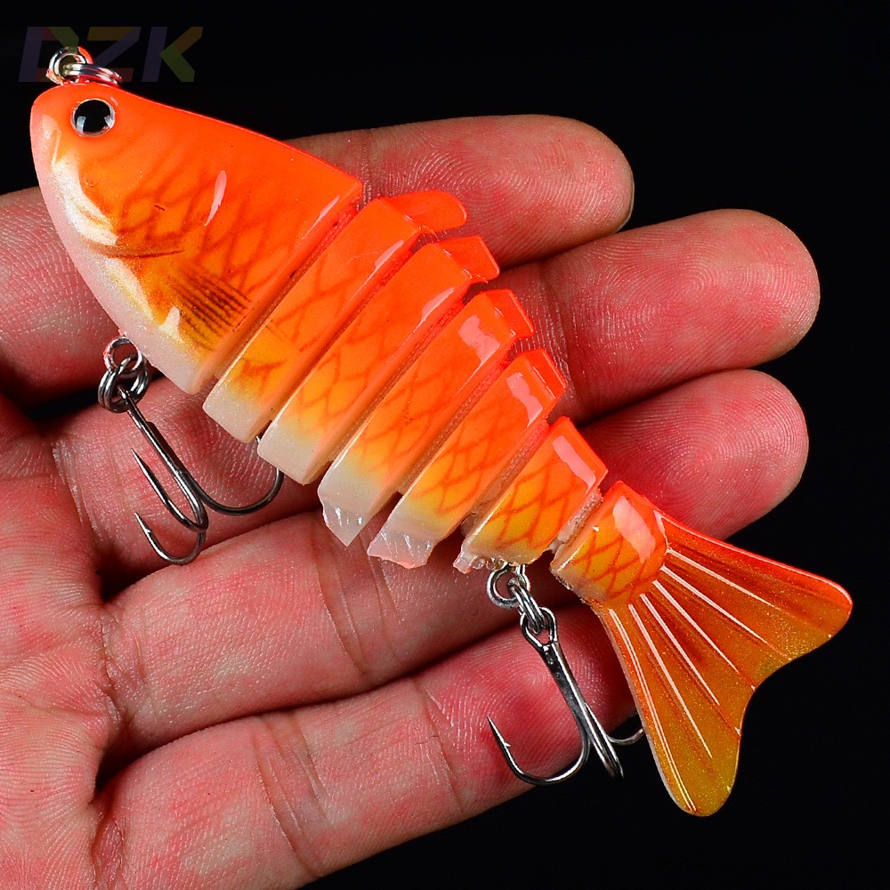 OEM加工定制 7节多节鱼10cm 15.5g路亚饵仿生塑料假饵 工厂高端.6