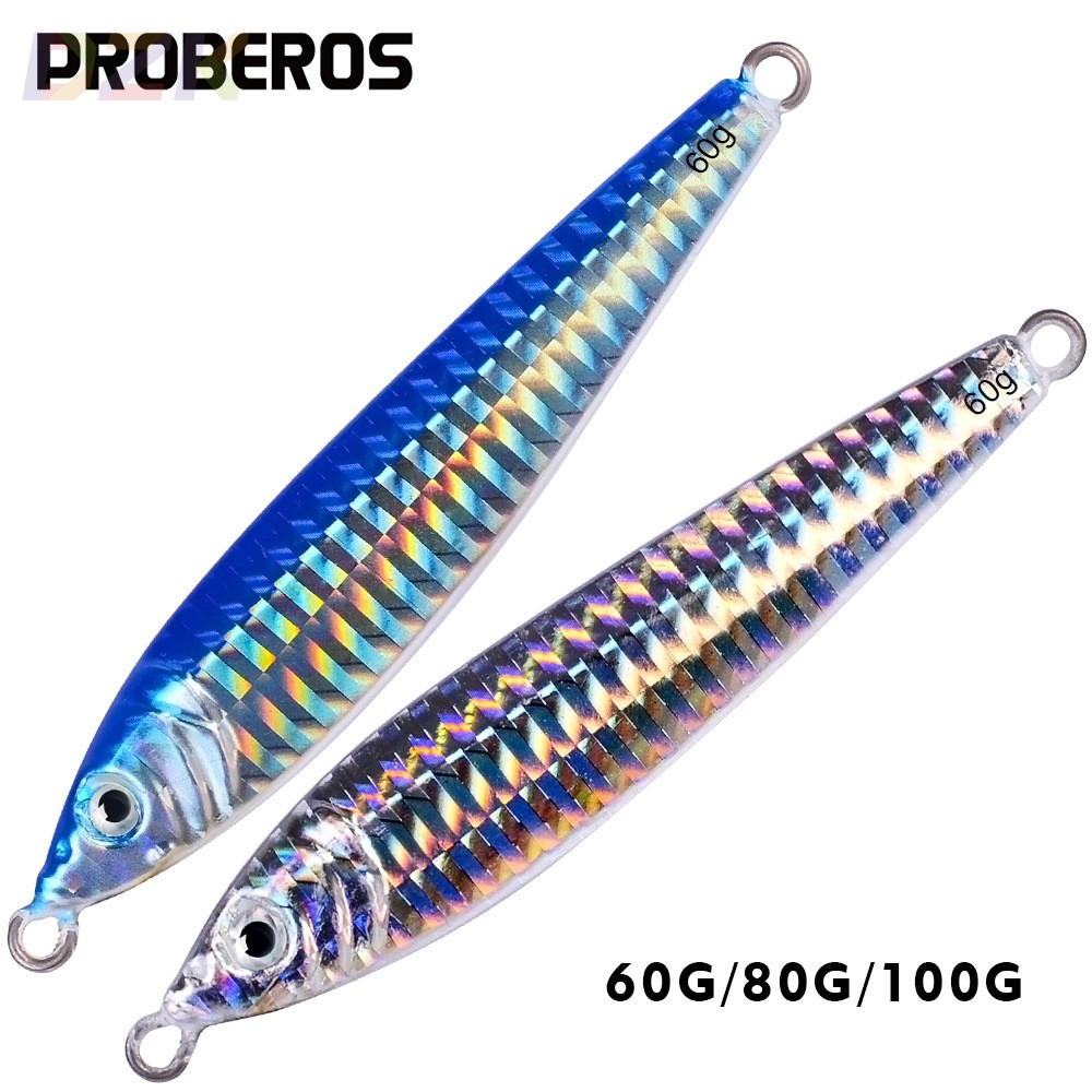 10CM铁板铅鱼仿生金属饵 60G/80G/100G路亚镭射铅鱼鱼饵厂家高.3
