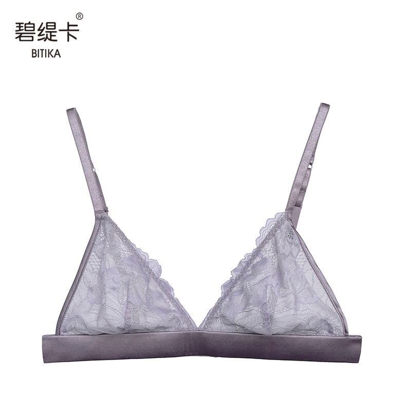 碧缇卡大胸显小无钢圈法式内衣