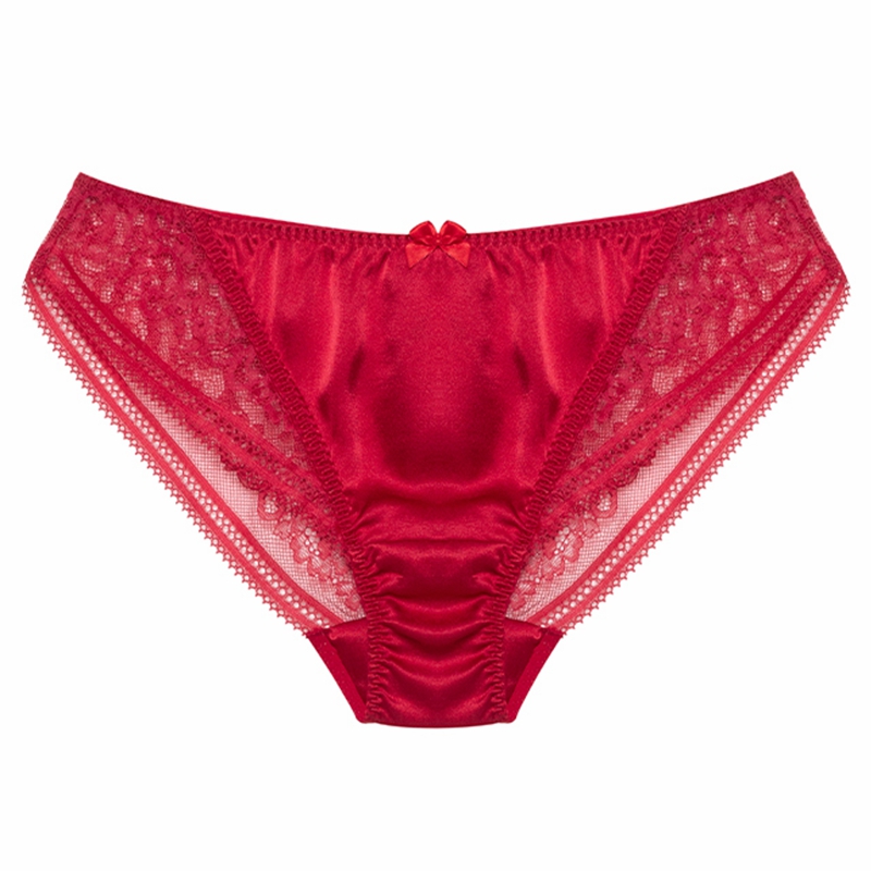 桑蚕丝三角裤女士低腰内裤秋季