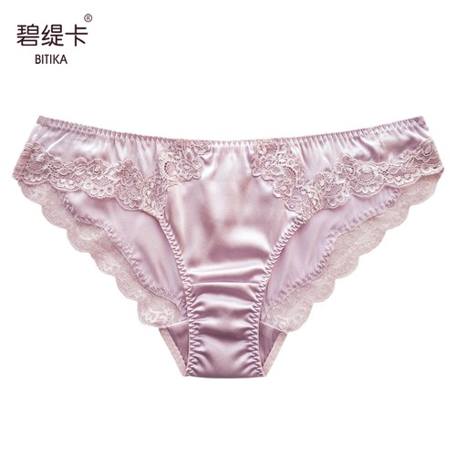 碧缇卡女式内裤桑蚕丝面料舒适夏