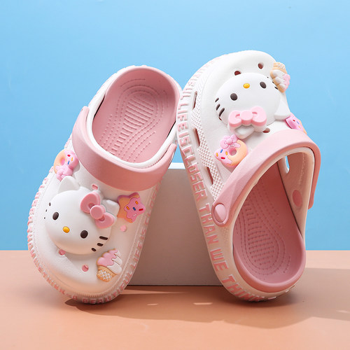 2025夏季新款儿童洞洞鞋女童拖鞋