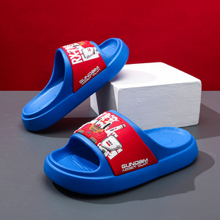 高达机甲儿童拖鞋男童2026夏季新款室内居家女童防滑软底男孩凉拖