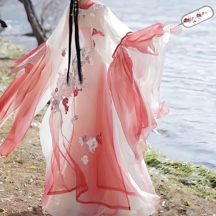 涂七七【春和鲤】2023原创春季回馈款重工刺绣大袖衫诃子裙汉服女图片