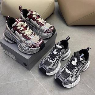 香港MK&DK.SW欧洲站加绒老爹鞋女款2025春秋新款厚底加绒潮休闲鞋