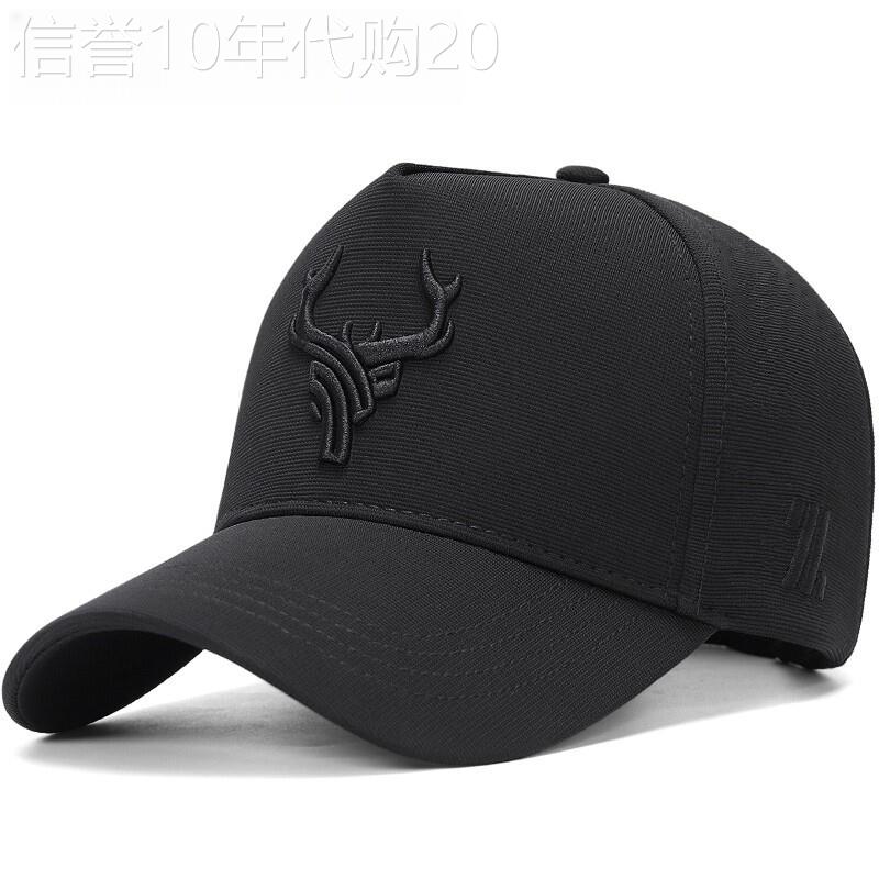 MK透气遮阳棒球帽国潮一鹿有你帽子夏季大头围鸭舌帽聚酯纤维棒球
