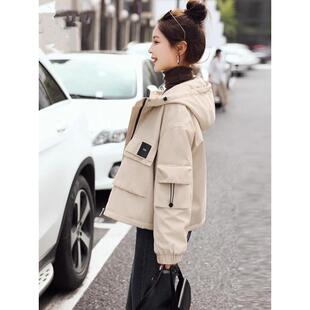 高级感超好看加绒加厚派克服女装冬季新款年轻减龄装棉衣短款外套