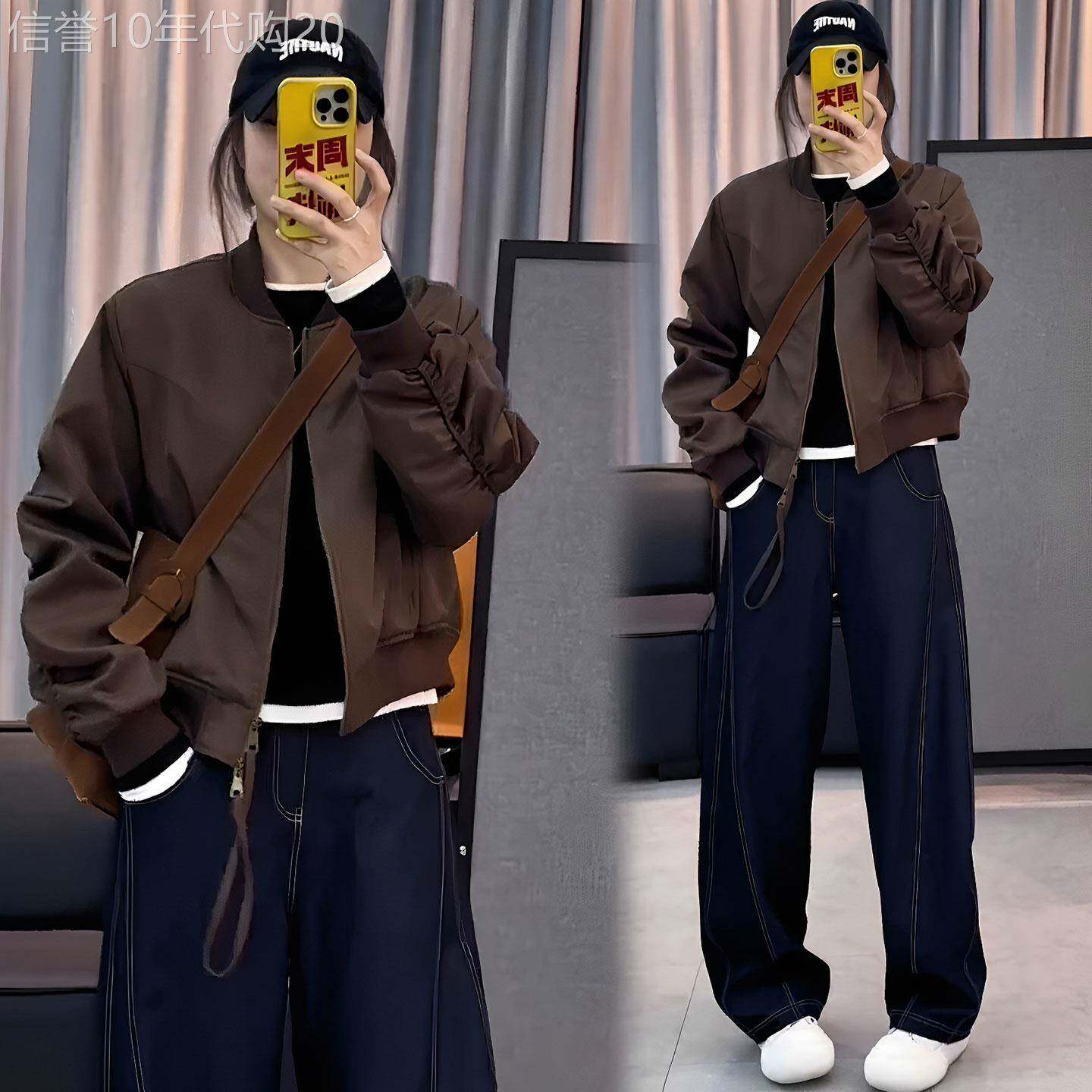 潮牌外套女2026年春秋季外套巨好看的外套女款短款棒球服夹克上衣
