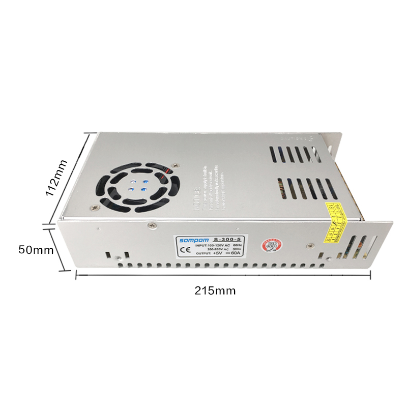 开关电源5v直流10a变压器监控灯带锂电池充电稳压220伏转5v变压器