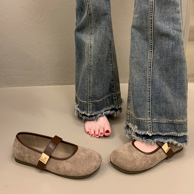 平底玛丽珍鞋软底单鞋女2026春秋新款法式覆古勃肯鞋0123r,女鞋,勃肯鞋/软木鞋,淘宝优惠券,粉丝福利购,淘宝优惠卷