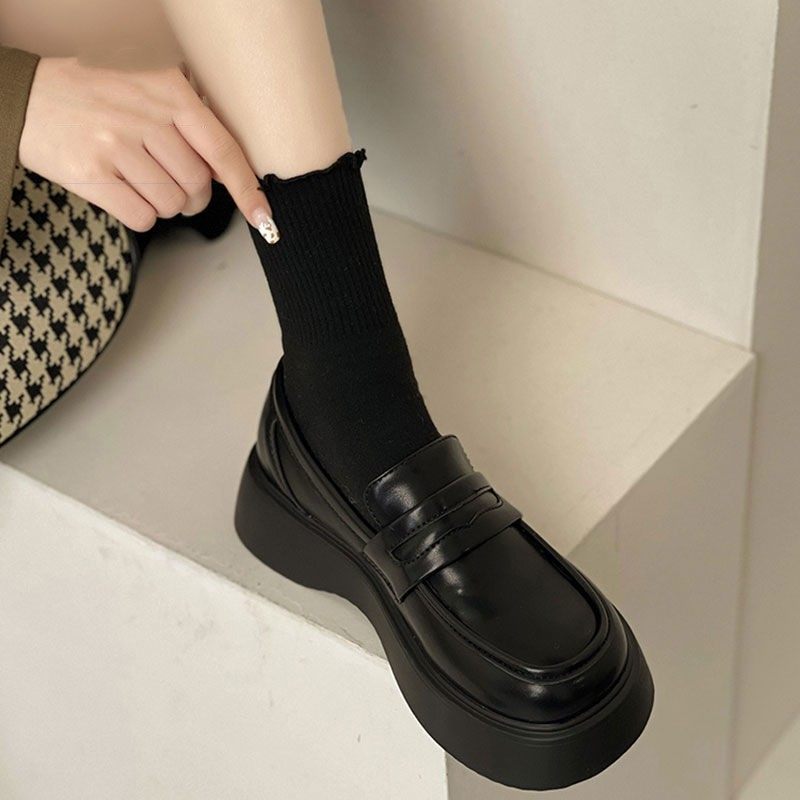 松糕厚底jk制服小皮鞋女鞋子2026新款春秋英伦风玛丽珍乐福单鞋