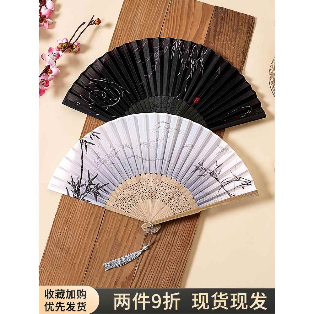 扇子男生霸气骨功夫铁兵