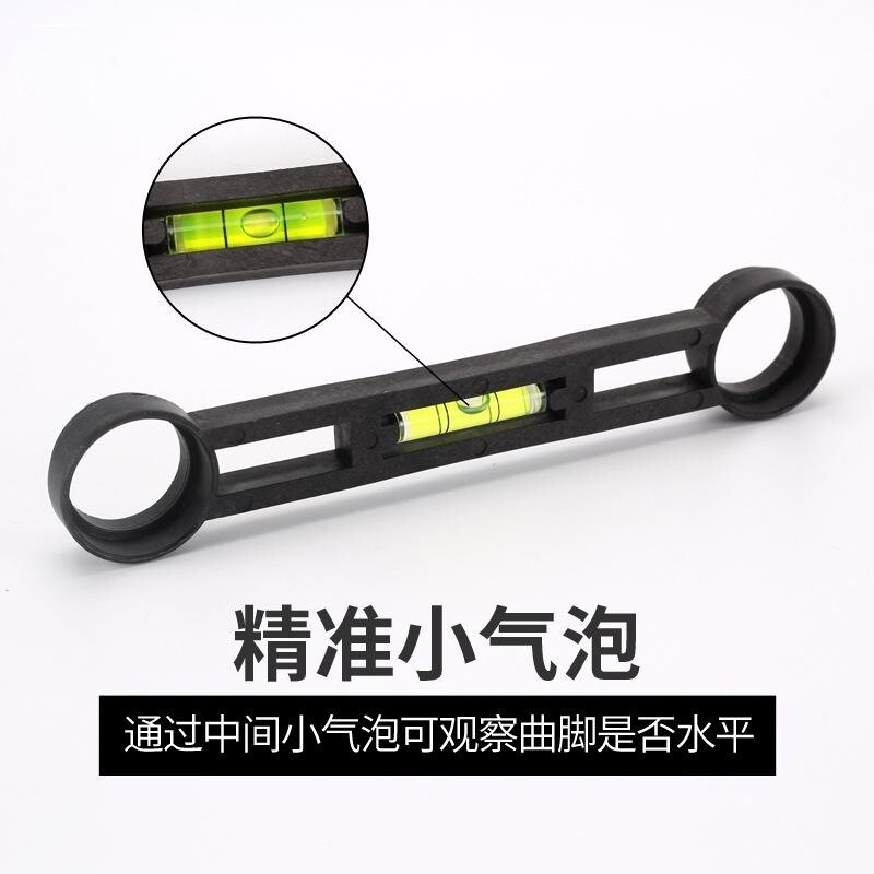 卫浴安装曲脚水平尺淋浴