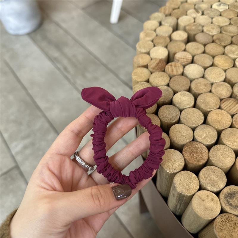 东大门同款兔耳朵发圈绸