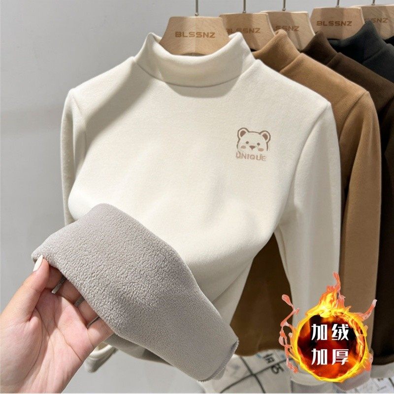 女童卫衣2024新款打底衫加绒加厚一体绒中大童半高领保暖印花上衣,童装/婴儿装/亲子装,保暖上装,淘宝优惠券,粉丝福利购,淘宝优惠卷