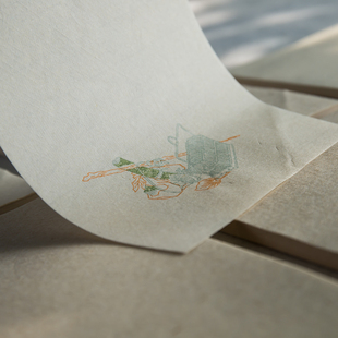 秋凝斋仿十竹斋鹿胶纸楮皮黄麻半生半熟宣纸信笺纸书法专用纸仿古复古宣纸作品纸一笔笺诗笺中式宣纸