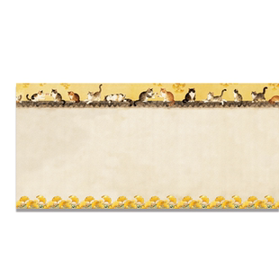 秋凝斋有猫腻《加厚》蜡染微喷长卷复古空白半生半熟小楷书法作品15米加厚作品纸毛笔书法专用纸行草书法