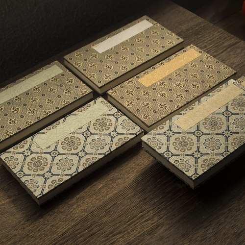 秋凝斋宣纸册页本空白小楷书法半生半熟复古洒金双层加厚盖章抄经本作品纸茶单婚书收藏证书小号手帐本子