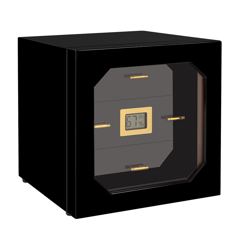 雪茄盒保湿盒家用雪茄保湿柜三层雪茄保湿盒套装雪茄展示箱便携式