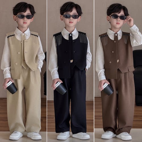 儿童高级感小主持人礼服