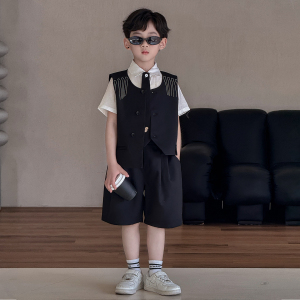 男童西装套装2026春夏新款