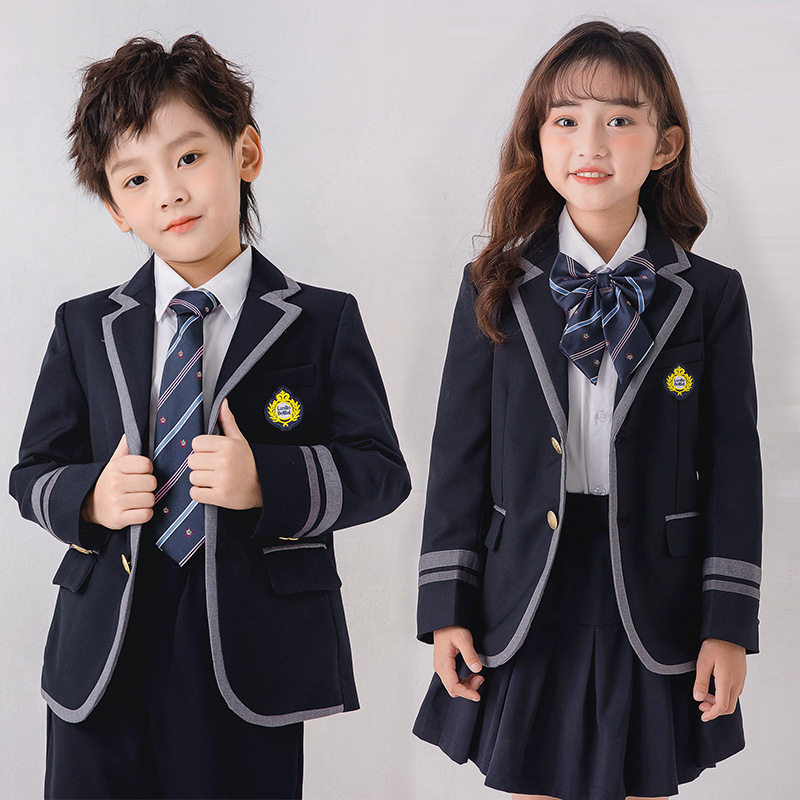 小学生英伦风幼儿园演出服