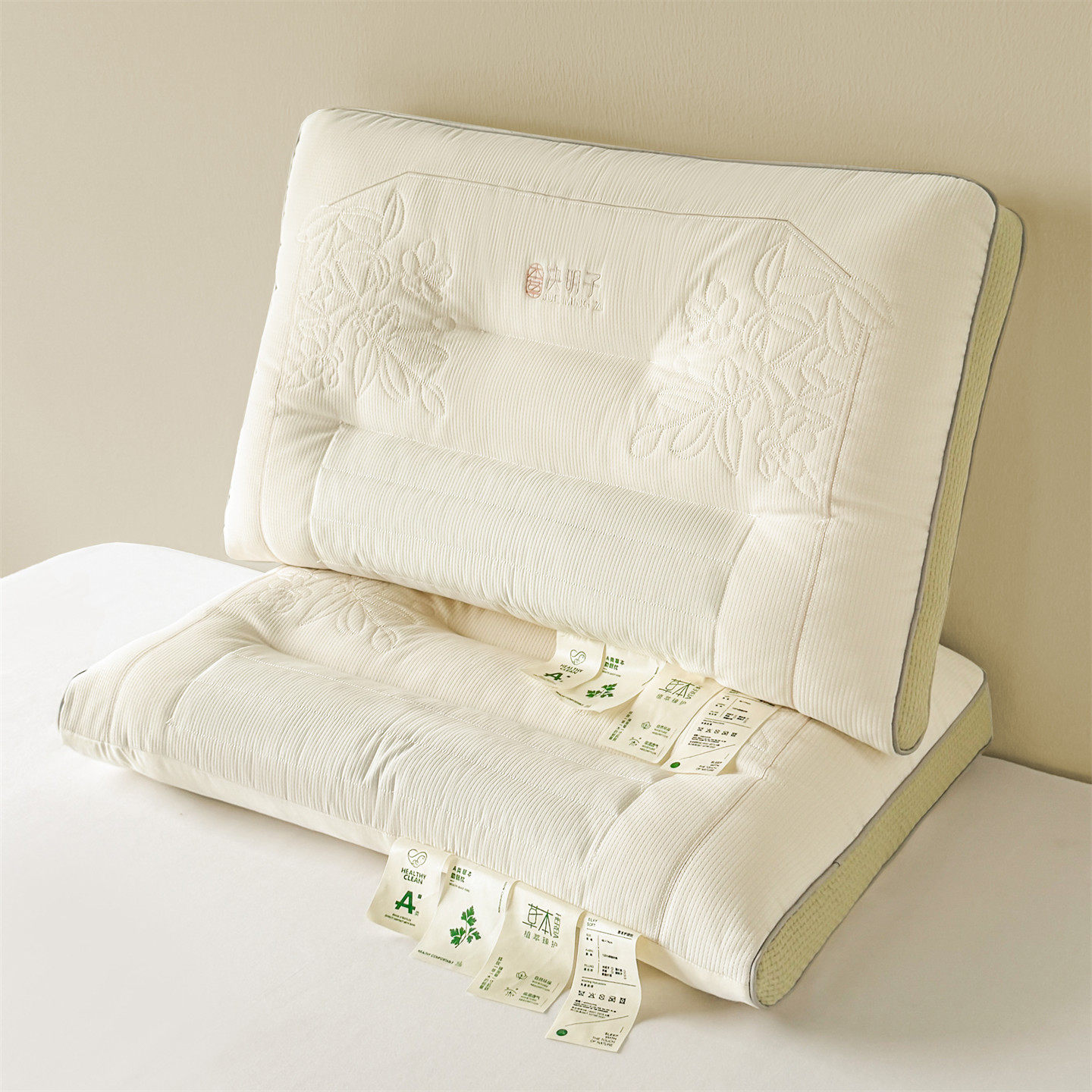 学生宿舍草本决明子护颈椎助睡眠枕头单个装不塌陷不变形枕芯单人,床上用品,枕头/枕芯,淘宝优惠券,粉丝福利购,淘宝优惠卷