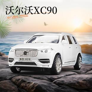 沃尔沃XC90小汽车合金车模型仿真收藏男孩玩具车儿童玩具生日礼物