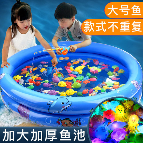 钓鱼玩具儿童益智手眼协调认识鱼