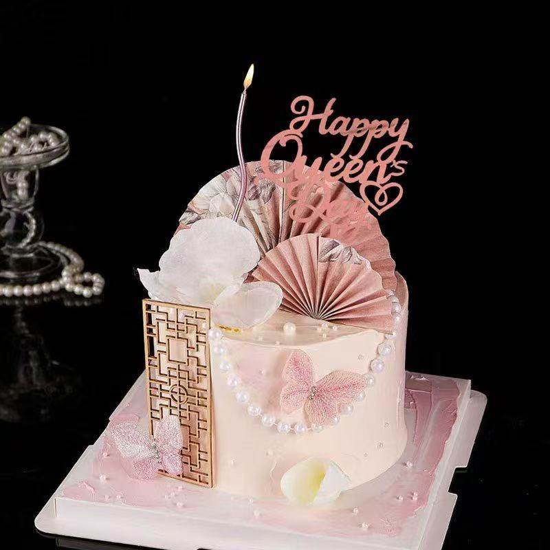 38女神节快乐亚克力蛋糕装饰三八女王节中式国风扇子屏风烘焙插件,节庆用品/礼品,蛋糕/烘焙装饰用品,淘宝优惠券,粉丝福利购,淘宝优惠卷