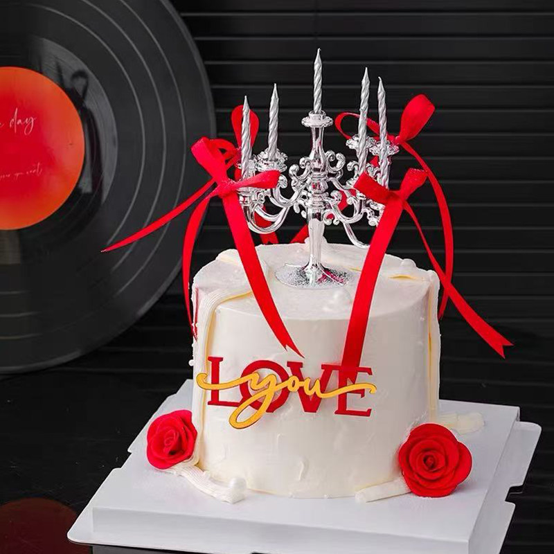 网红情人节快乐love亚克力蛋糕装饰情侣告白复古烛台甜品装扮摆件,节庆用品/礼品,蛋糕/烘焙装饰用品,淘宝优惠券,粉丝福利购,淘宝优惠卷