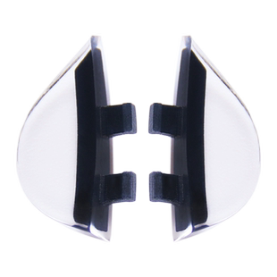 插入式鼻托板材眼睛卡式眼镜鼻拖双插口板材硅胶眼镜鼻托眼镜配件